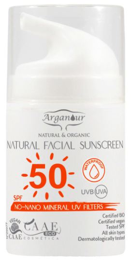 Natural&Organic Facial Sunscreen 50 ml